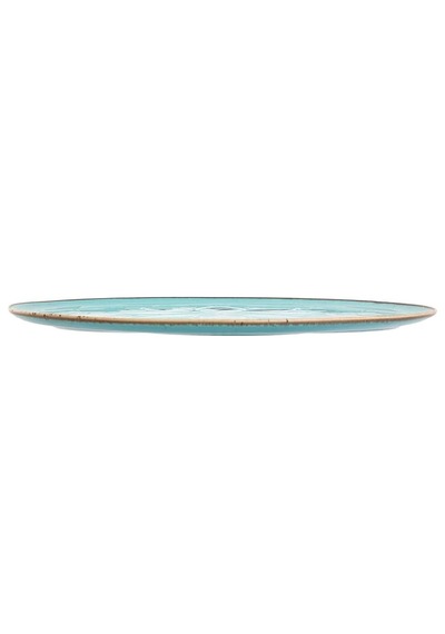 Christina Turkuaz Düz Tabak 32cm Çok Renkli
