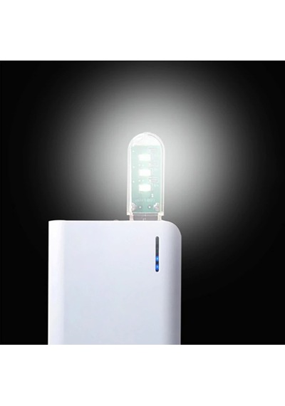 Oto4 3 Ledli Usb Işık Beyaz Renk Yüksek Aydınlarma Gücü