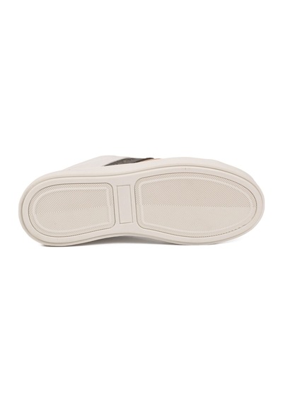 United Colors Of Benetton Bej Altın Bağcıklı Cilt Memory Foam Unisex Spor Ayakkabı Bnı-12074 G Bej-altın