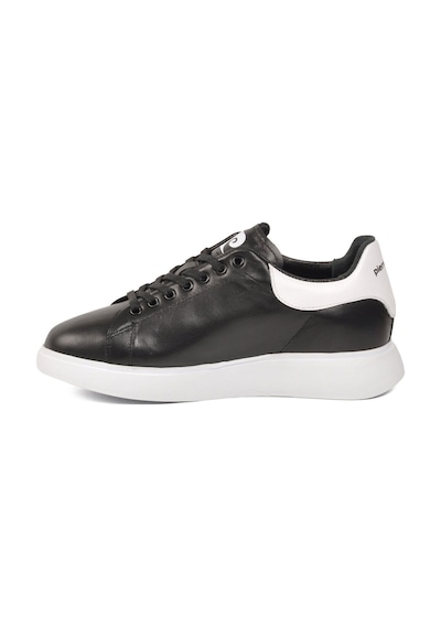 Pierre Cardin Siyah Beyaz Bağcıklı Unisex Sneaker Pc-32722 G Siyah-Beyaz
