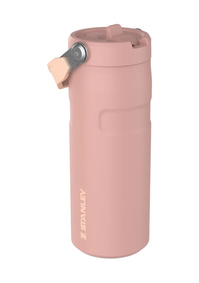 Stanley The Iceflow Flip Straw 2.0 Pipetli Termos Bardak 0.47 Lt / Peach Rose Pembe