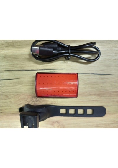 Forte Gt 6319 Bisiklet Ön Işık 250 Lümen Lityum Pilli Usb Şarjlı Yüksek Güçlü Far Kırmızı