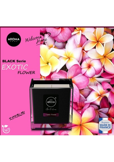 Aroma Home Black Series Kokulu Mum Exotic Flower 155 G