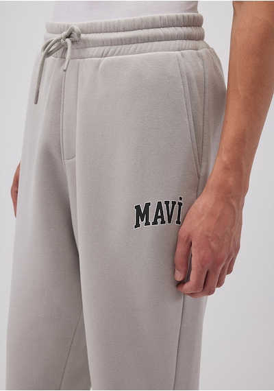 Mavi - Mavi Logo Baskılı Gri Eşofman Altı 0010207-70074 Gri