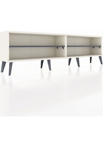 Arges Tv Ünitesi 2 Raflı 176x30x51 Aytaşı-aytaşı/antrasit Aytası/antrasıt