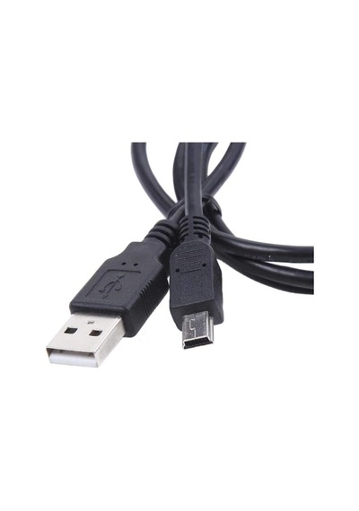 Lexroo 4575 Mini Usb To Usb Data Şarj Kablosu, Siyah Standart