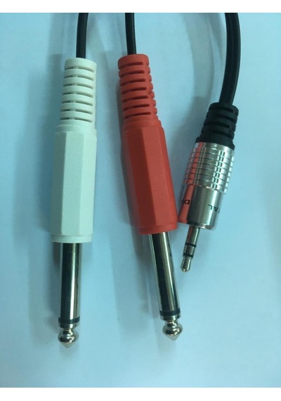 3.5 Mm Stereo To 2X6.3 Mm Mono Kablo 1.5 Metre