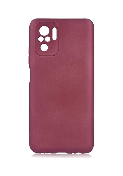 Xiaomi Redmi Note 10s Kılıf Zore Premier Silikon Kapak Mürdüm