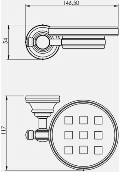 Serel Banyo Luna Katı Sabunluk Krom 140110002 E.c.a