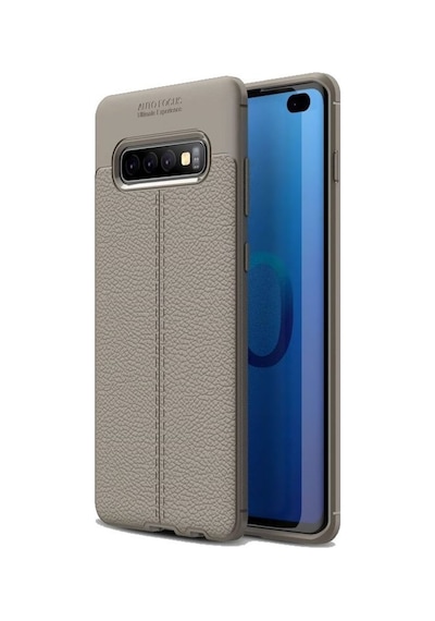 Samsung Uyumlu Galaxy S10+ Plus Deri Görünümlü Lux Niss Silikon Kilif 457445224