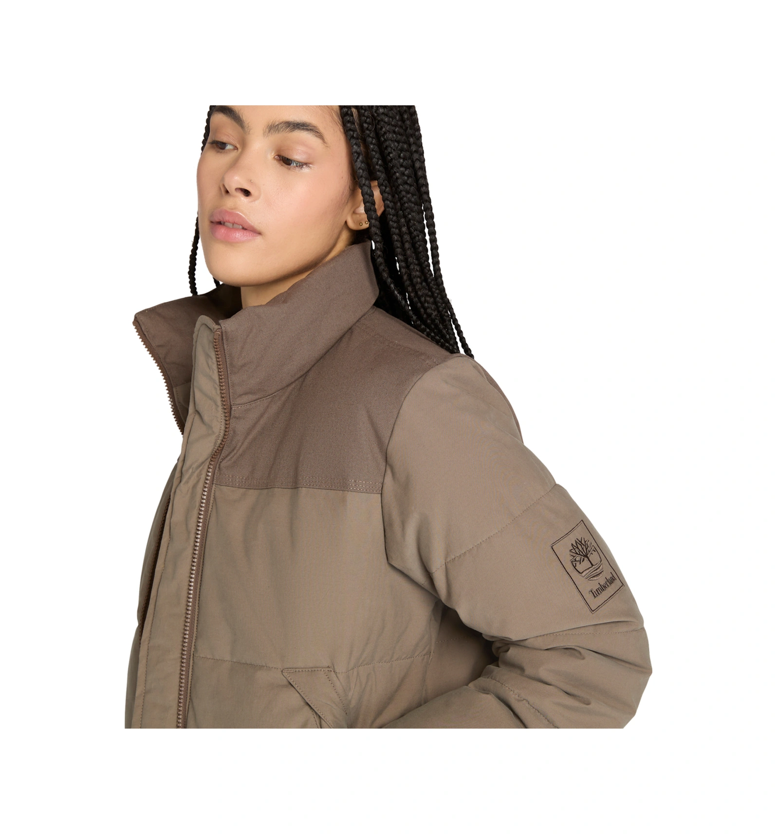 Timberland Welch Mountaın Synthetic Insulated Puffe Kadın Ceket Tb0a2qz3bk01 Kahverengi
