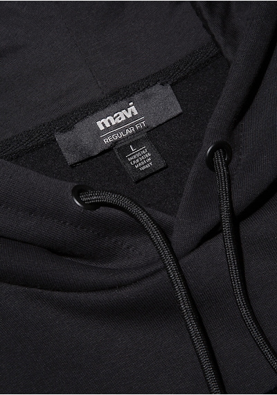 Mavi - Mavi Logo Baskılı Siyah Sweatshirt 0610941-900 Siyah