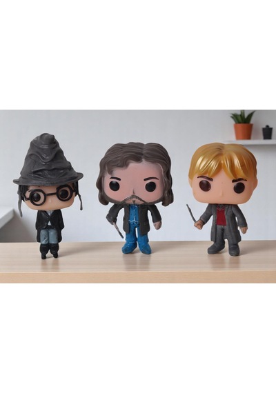 Harry Potter Pop Stil Sirius Black Ron Weasley Harry Potter 3lü Karakter Figür Oyuncak 10 Cm. Harry Potter
