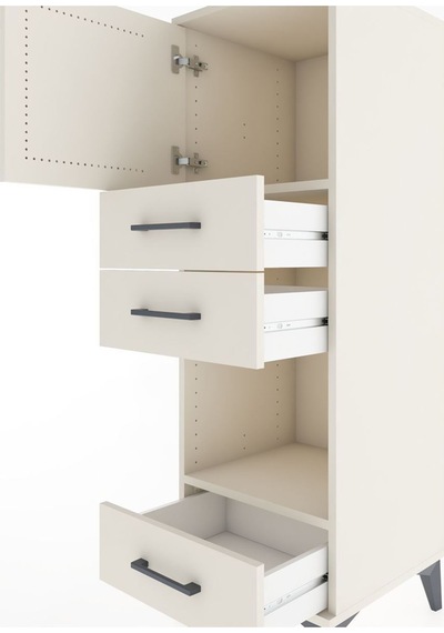 Hyperion Dolap 2 Raflı 3 Çekmeceli Tek Kapaklı 44x44x134 Aytaşı-aytaşı Aytası Hyperion Dolap 2 Raflı 3 Çekmeceli Tek Kapaklı 44x44x134 Aytaşı-aytaşı Aytası