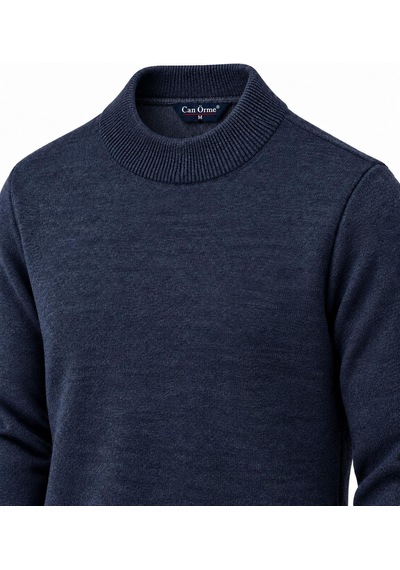 Classics Men Regular Fit Yarım Balıkçı Yaka Basic Triko Kazak 7812 Lacivert