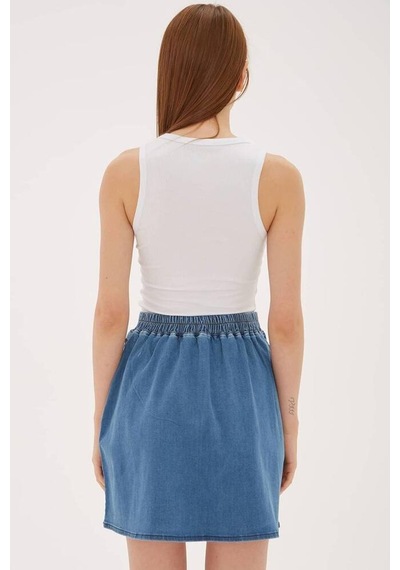 Fashion Friends Kadın Crop Atlet 25y0479k1 Beyaz