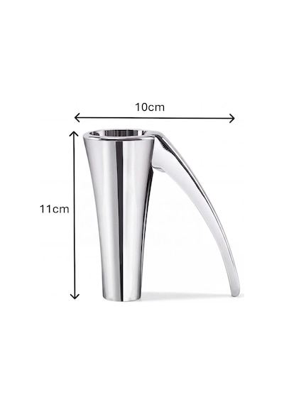Paslanmaz Metal Ceviz Kıracağı - Huni Tasarımlı Kabuk Sıçratmaz Fındık, Badem Ve Pekan Cevizi Kırıcı, Ergonomik Lüks Yaylı Kuruyemiş Kırma Aleti