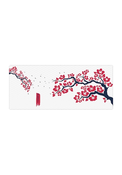 Gaming Sakura Mouse Pad 90x40 Cherry Blossom Mouse Pad Xxl Büyük Oyuncu Mouse Altlığı Kiraz Çiçeği Mousepad Kı