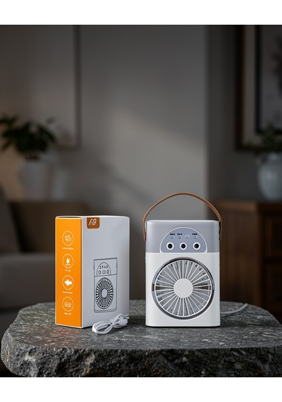 Mini Usb Klima Fan 3 Kademeli Spreyli 500ml Su Deposu Uczzzf9fan-3