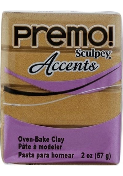 Sculpey Premo Polimer Kil 57Gr. - Antique Gold