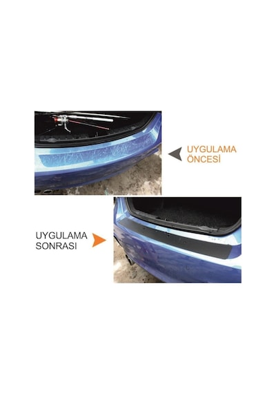 Renault Flash İçin Uyumlu Aksesuar Oto Bagaj Ve Kapı Eşiği Sticker Seti Karbon