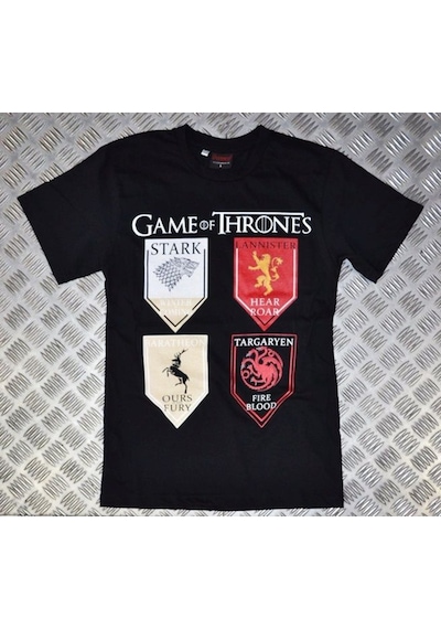 Game Of Thrones Baskılı T-Shirt (473103701)