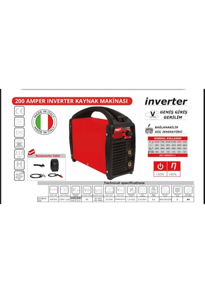 D-force 200 Amper İnverter Kaynak Makinası