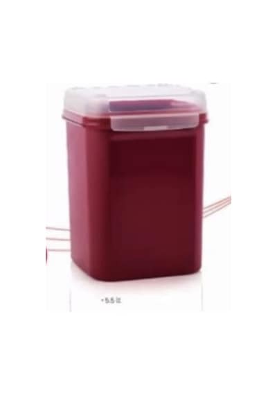 Tupperware Özel Kare Bordo 55 Litre N1142970