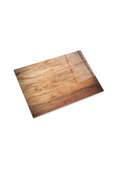 Decorita 10001503013 Ahşap Görünümlü Cam Kesme Tahtası, 30cm X 40cm Genel