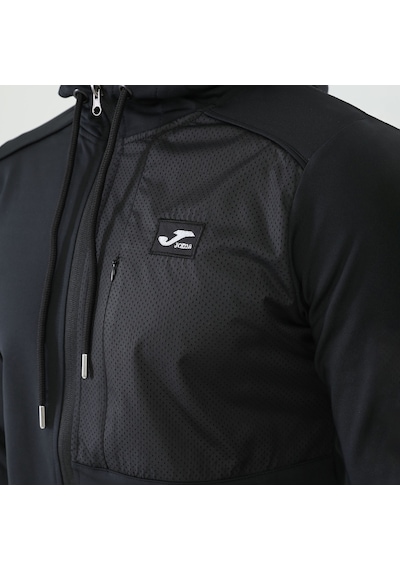 Joma Siyah Erkek Günlük Sweatshirt Kapşonlu Full Zip Poly.crush M 001