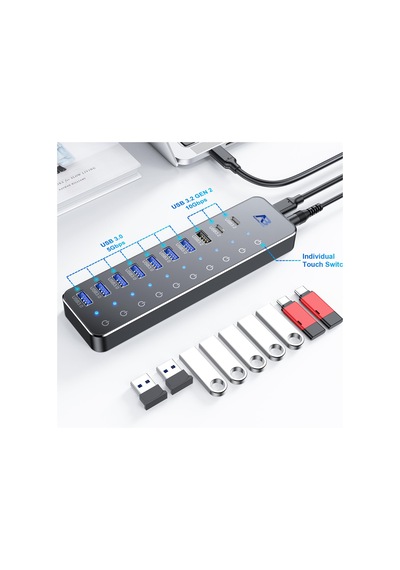 Uhh02-017 Apollobell 10-in-1 Usb-c-hub