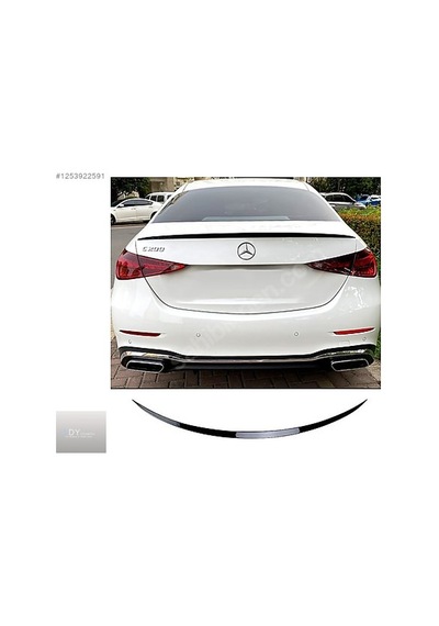 W206 Spoyler Piano Black