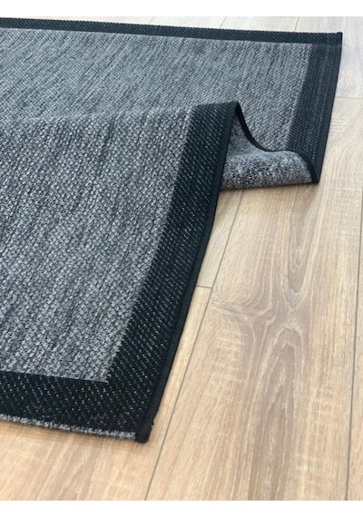 Saraz Halı Sisal Bordürlü Jut Hasır Halı 9714