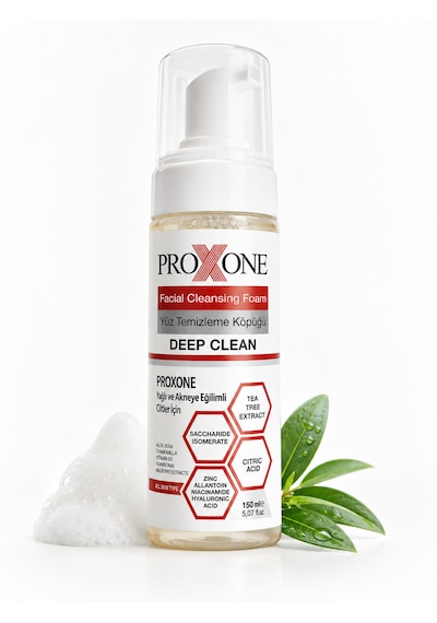 Proxone Yağlı Ve Akneye Eğilimli Ciltler İçin Yüz Temizleme Köpüğü 150 Ml