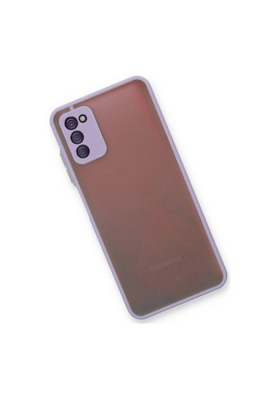 Cosmotex Newface Samsung Galaxy Uyumlu  A03s Kılıf Montreal Silikon Kapak - Mor