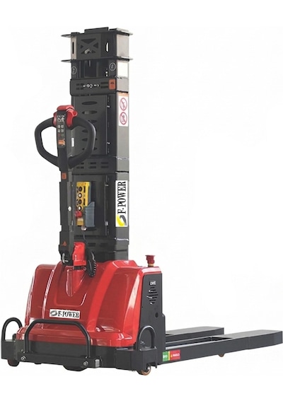 Kumandalı Tam Akülü Kendisini Yükleyebilen Istif Makinesi 1000 Kg 48v 30ah
