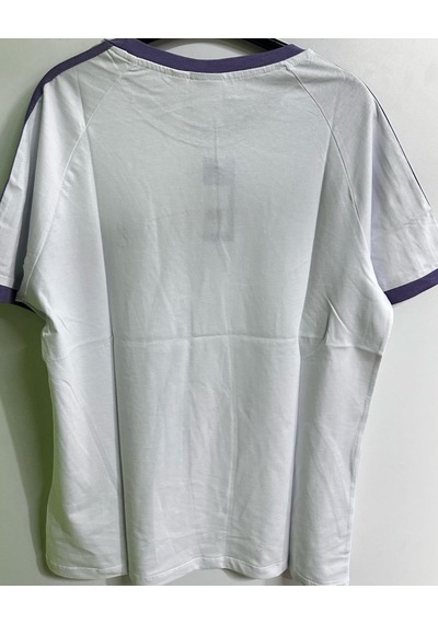 Adidas Ia4846 Beyaz Mor Çizgili Tshirt