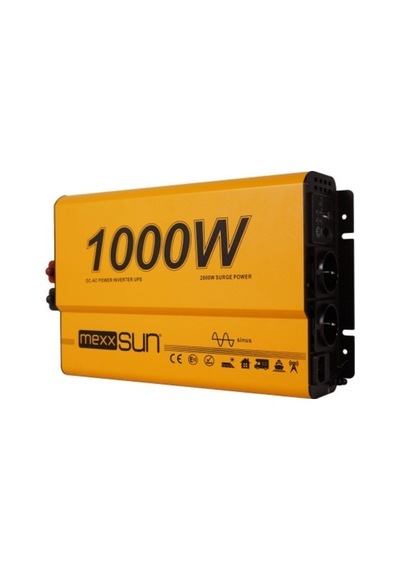 Mexxsun 12v Volt - 1000w Watt Ats Ups Şarjlı Tam Sınüs Inverter Ekranlı