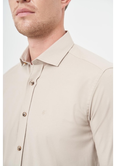 İmza Bej Uzun Kol Düz Bez Ayağı Yarım İtalyan Yaka Cepsiz Pamuklu Classic Slim Fit Gömlek 1004245211 Bej İmza Bej Uzun Kol Düz Bez Ayağı Yarım İtalyan Yaka Cepsiz Pamuklu Classic Slim Fit Gömlek 1004245211 Bej