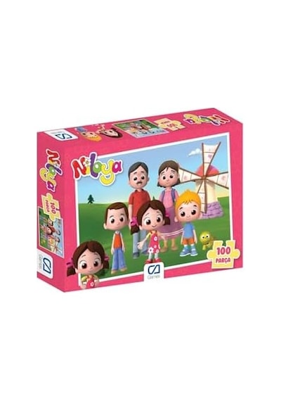 Niloya 100 Parça 34x24cm Çocuk Puzzle Yapboz Serisi