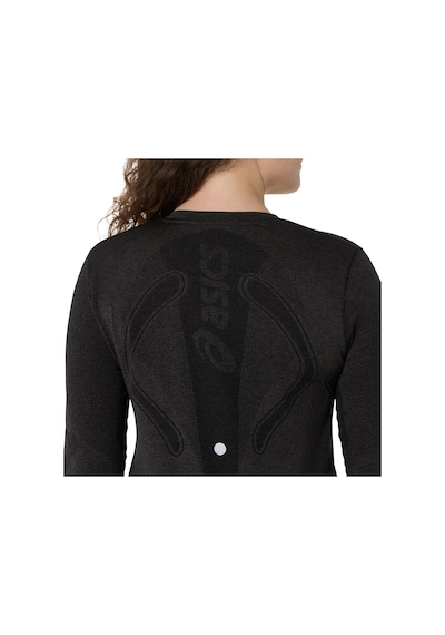 Asics Road Seamless Ls Top Kadın Siyah Uzun Kollu Tshirt 2012d290-001 Siyah