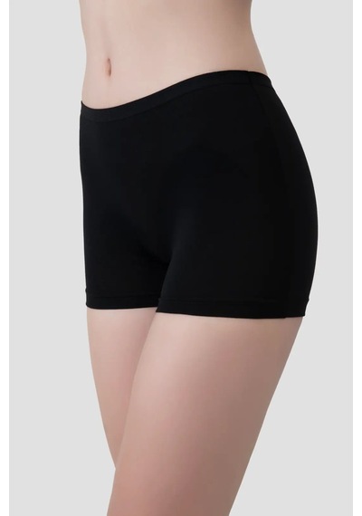 Terrien Premium Rahatlık Stil Slip 3'lü Paket Kadın Karışık Renkli Boxer Şort Pamuklu Likralı