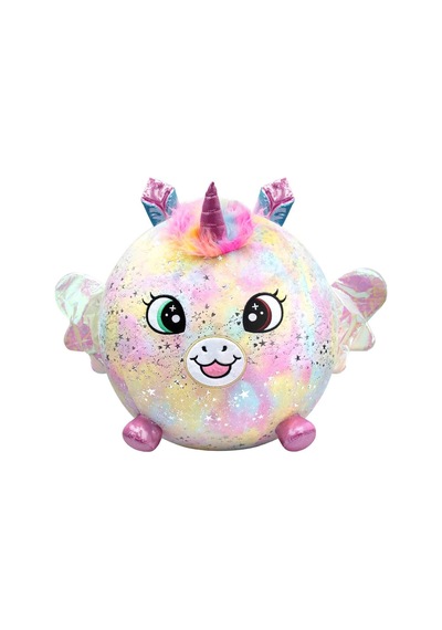 Biggies Şişme Peluş Unicorn Xxl Shiny Corns S2 Beyaz
