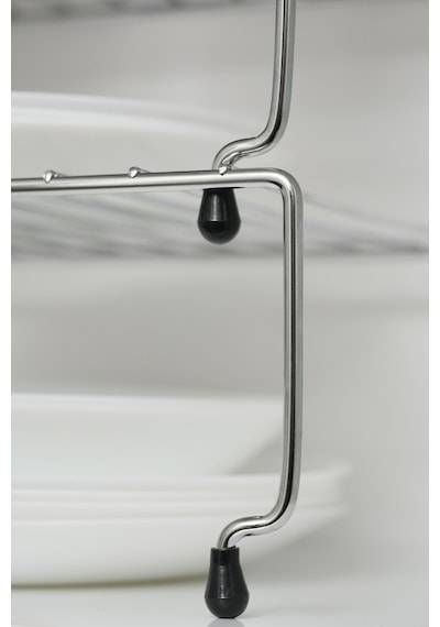 Genişletilebilir Krom Raf Dolap İçi Organizer Mutfak Ve Banyo Düzenleyici Küçük Boy Metal Gri Tr Diğer