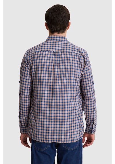 U.s. Polo Assn. Erkek Lacivert Gömlek Desenli 50324654-vr033