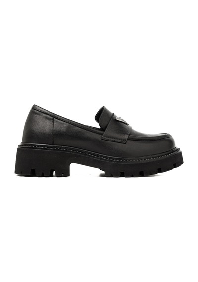 Nero Black Sneaker Günlük Kadın 25k11768 Vergelio Skin Nero Bej