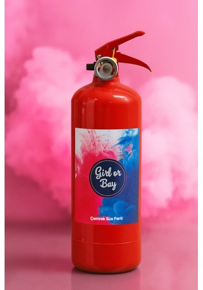 Pembe Dumanlı Cinsiyet Belirleme Bombası Gender Reveal Boy Smoke Yoğun Renkli Duman Spreyi