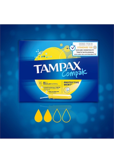 Tampax Compak Regular Tampon 16'lı