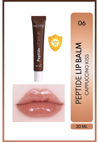 Note Peptide Lip Balm 06 Cappuccino Kiss Nemlendirici Ve Parlatıcı Renkli Dudak Balmı