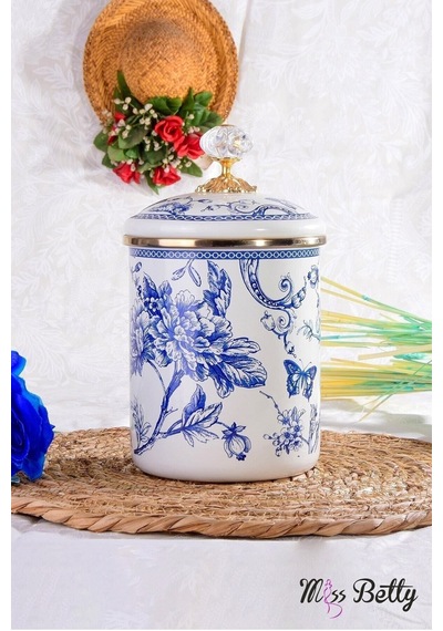 Mıss Betty 8324 Blue Lıfe Kavanoz 15cm Mavi